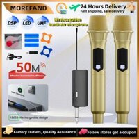Phiên bản mới của micro không dây chuyên nghiệp Bộ lặp micro cầm tay không dây UHF