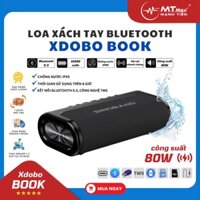 [PHIÊN BẢN MỚI] Loa Xách Tay Bluetooth Xdobo Book Công Suất Âm Thanh 80W, Công Nghệ TWS, Chống Nước IPX5, Pin Trâu