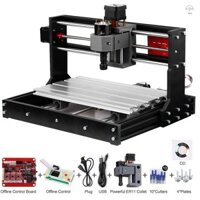 Phiên bản nâng cấp CNC 30 * 18 PRO GRBL Control Máy CNC Mini DIY Máy phay Pcb 3 trục Máy khắc bộ định tuyến gỗ với bộ điều khiển ngoại tuyến với khu vực làm việc cần mở rộng ER11 và 5mm