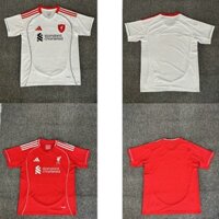 Phiên bản quạt 2025-26 Liverpool Sân khách Áo bóng đá chất lượng cao Top S-2XL
