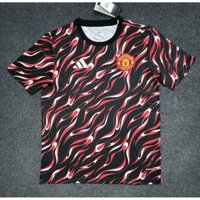 Phiên bản quạt 2526 Áo tập luyện trước giải đấu Manchester United Áo thun thể thao tay ngắn AAA +