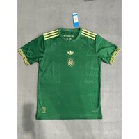 Phiên bản quạt 2526 Cúp vàng Mexico Bóng Xanh Lá Áo thun ngắn tay AAA + S-4XL