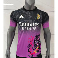 Phiên bản quạt 2526 Real Madrid Purple Dragon Phiên bản đặc biệt Áo khoác bóng đá S-2XL Chất lượng AAA +