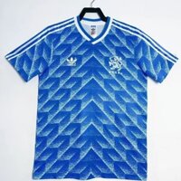 Phiên bản Retro 1988 Áo thi đấu sân khách Hà Lan Bộ áo bóng đá S-4XL, có thể thêm tên và số của bạn