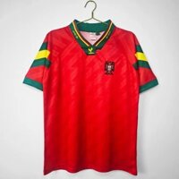 Phiên bản Retro 1992 / 94 Áo thi đấu sân nhà Bồ Đào Nha Áo bóng đá S-2XL