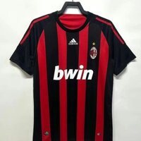Phiên bản Retro 2008 / 09 A.C.Milan Áo bóng đá sân nhà và áo sơ mi cho S-2XL