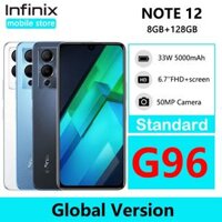 Phien bản toàn cầu Infinix NOTE 12 G96 8GB 128GB Smartphone - Camera 50MP - Chip xử lý game - Màn hình 6.7\