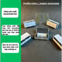 Phiến kính, Lamen 24x50mm (Marienfeld - Đức) ( 1 hộp 100pc) - LABHN