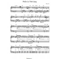 Phiến Lá Tĩnh Lặng - Thuỳ Chi - Piano Sheet