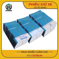 Phiếu Giữ Xe, "CÓ SỐ NHẢY" Combo 100 cuốn in trước giá rất mềm Tại TP.HCM - SHIP HỎA TỐC