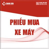 Phiếu Mua Xe Máy - 50 Triệu VNĐ