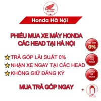 Phiếu mua xe máy trả góp Honda Hà Nội