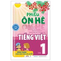 Phiếu Ôn Hè Tiếng Việt Lớp 1