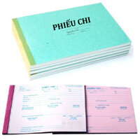 Phiếu thu-chi 2 liên 60 tờ