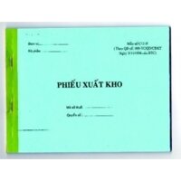 Phiếu xuất kho 1 liên A5