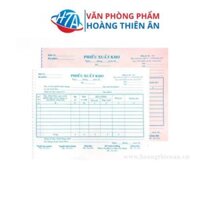 Phiếu xuất kho 2 liên A5 16×20