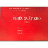 Phiếu xuất kho 3 liên A5