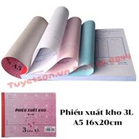 Phiếu xuất kho 3L A5 16x20cm