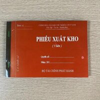 Phiếu xuất kho A5 - 1 liên