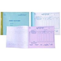 Phiếu xuất kho A5 3 liên