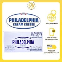 PHILADELPHIA CREAM CHEESE PHÔ MAI KEM ÚC ( 2 kg / khối ) date 11/07/2025