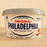 PHILADELPHIA (hộp XANH ĐẬM 250g) PHÔ MAI KEM Original Fresh Cream Cheese Taste (bqm)