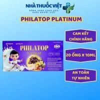 Philatop hỗ trợ bé ăn ngon tăng đề kháng, tiêu hoá khoẻ hộp 20 ống Trần Gia