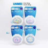 Philips Avent Núm Ty Ngậm Thông Khí, Ti Giả Avent Ultra Air Cán Dẹp Dành Cho Bé 0-6 tháng/6-18 tháng (Vỉ Đơn)