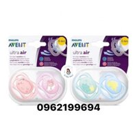 Philips Avent núm ty/ti ngậm thông khí 0-6 tháng, vỉ đôi