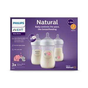 Bộ 3 bình sữa mô phỏng tự nhiên Philips Avent 260ml - màu 693, 694, 695