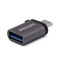 Philips Bộ chuyển đổi OTG Type-C to USB-A (3.0) SWA3080 S Grey