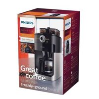 Philips Grind and Brew HD7769 / 00 filter coffee machine (with grinder timer double bean compartment) stainless steel / black