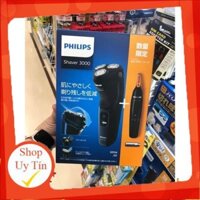 [Philips Nhật ] Combo máy cạo râu và máy tỉa lông mũi Philips sạc điện cao cấp