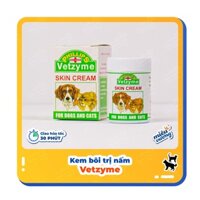 [Philips Vetzyme Skin Cream] Kem bôi thảo dược nấm viêm da [Chó/Mèo] [Hũ 50g]