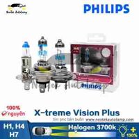 Philips Xtreme Vision Plus H1 H4 H7 +Đèn Pha Halogen Xe Hơi Sáng Hơn 130% 12258XVP 12342XVP 12972XVP 3700K Đèn Vàng