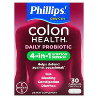 Phillips Colon Health Daily Probiotic Supplement 30 Capsules