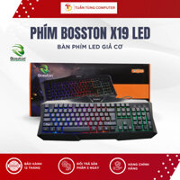Phím Bosston X19 LED Bàn Phím Gaming giả cơ
