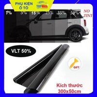 phim cách nhiệt dán kính xe ô tô cách nhiệt, ngăn chặn tia UV kích thước 50*300cm