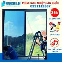 Phim cách nhiệt, dán kính chống nắng cửa sổ, chống tia UV, chống nóng, chóng chói hiệu quả, mã phim NR 10SG.