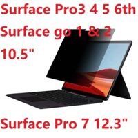 Phim chống gián điệp Đối với Microsoft Surface Pro 3 4 5 6 7 Bảo vệ màn hình Surface Go Go2 Go3 mờ Phim Quyền riêng tư