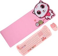 Phím chuột + lót chuột MOFii GEEZER Kitty Cat (Không dây+Bluetooth)