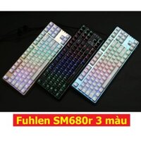 Phím cơ Fuhlen sm680r đen led RGB