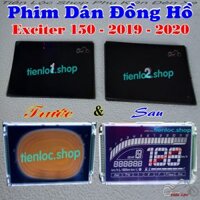 Phim Dán Đồng Hồ Exciter 150 - 2019 Màn Hình Đồng Hồ Bị Ố Vàng Thay Phim Cho Thông Số Màn Hình Trở Lại Như Zin