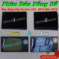 Phim Dán Màn Hình LCD Báo Xăng, Báo Km Đồng Hồ Xe Exciter 150 - 2015 - 2018 Đã Căn Chỉnh Sẵn Độ Chính Xác