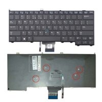 Phím Dell Latitude E7240, E7440, E7240 Ultrabook, E7440 Ultrabook Màu Đen Có Trackpoint
