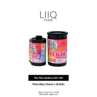 Phim Flic Film Elektra ISO 100, Màu Color, 135/35mm x 36 Kiểu, In Date Cho Máy Chụp Ảnh Film - LIIQ Flash