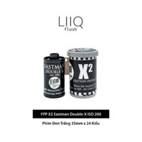 Phim FPP X2 Eastman Double-X ISO 200, Đen Trắng B&W, 135/35mm x 24 Kiểu, In Date Cho Máy Chụp Ảnh Film - LIIQ Flash