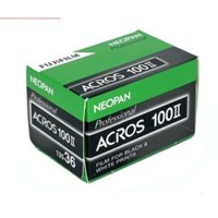 Phim Fujifilm Neopan ACROS II ISO 100, Đen Trắng B&W, 135/35mm x 36 Kiểu, OUT DATE Cho Máy Chụp Ảnh Film