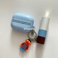 Phim Hàn Quốc Baby Blue English Your Own Color Thích hợp cho airpod1 / 2 Vỏ bảo vệ tai nghe Bluetooth không dây Apple airpod pro2 / 3 Vỏ bảo vệ cứng