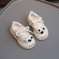 Phim Hoạt Hình Đáng Yêu Bé Gái Bé Trai Da Giày Buộc Dây & Vòng Trẻ Em Giày Thể Thao Thoải Mái Đế Mềm 2-8 Tuổi